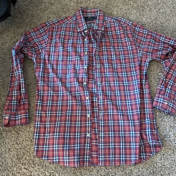 Vineyards vines plaid shirt - Picture 1 of 3